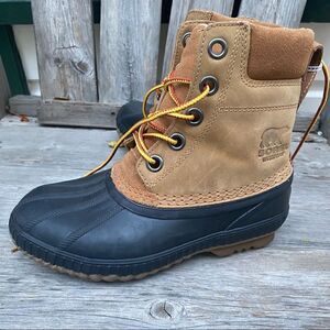 SOREL Kids' Cheyanne II Leather 200g Waterproof Winter Boots NWOT size 2